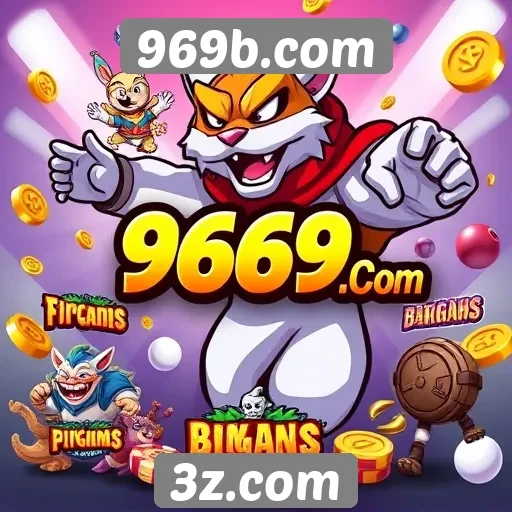 Variedade de jogos oferecidos no 969b.com